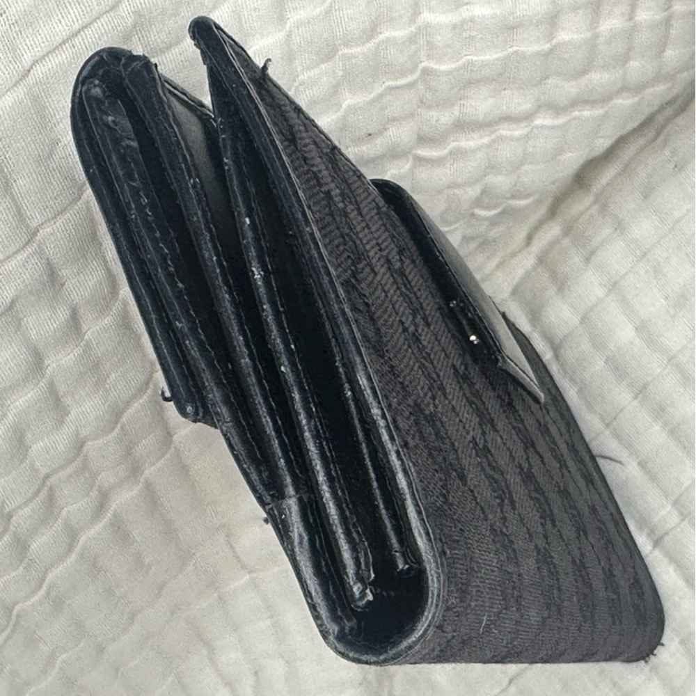 Authentic Gucci Monogram Continental Wallet In Bl… - image 8